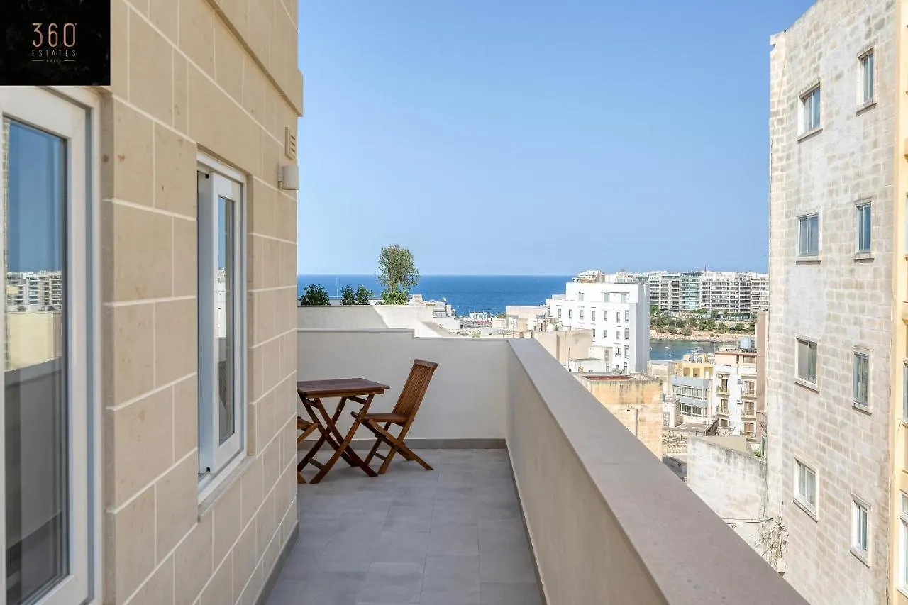 Stylish & Modern 1 Bedroom Duplex Apt In St Julians By 360 Estates St. Julian's Apartamento