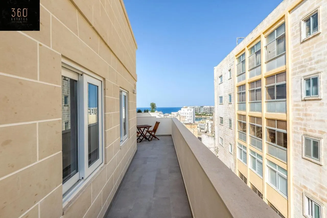 Stylish & Modern 1 Bedroom Duplex Apt In St Julians By 360 Estates St. Julian's Malta