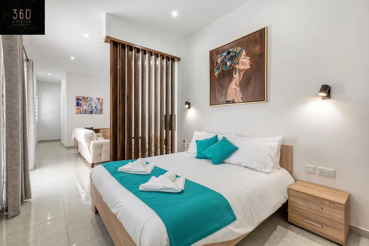 Stylish & Modern 1 Bedroom Duplex Apt In St Julians By 360 Estates St. Julian's